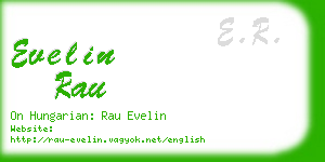 evelin rau business card